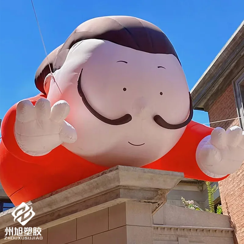 

Надувная бородатая кукла с воздуходувкой, украшение для активного отдыха, опора для украшения крыши.