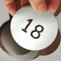 Birthday party bar mitzvah age commemoration day number gobos 60mm stainless steel insert Arabic numerals Projection metal sheet