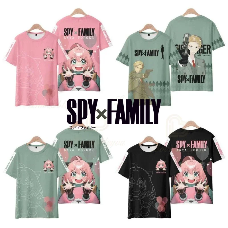 Summer T-shirts SPY×FAMILY T Shirt 2023 T-shirts Cosplay T-Shirt Men Women Children Trend Streetwear New Design Clothing