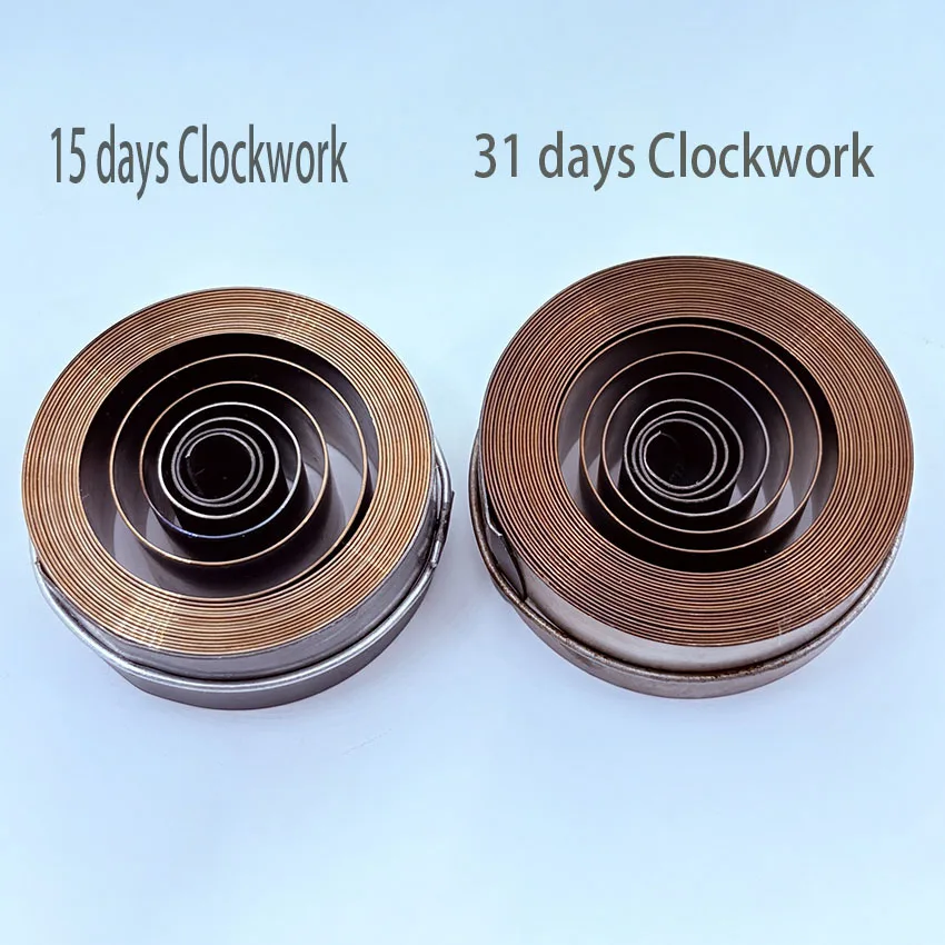 Old Style Mechanical Clockwork Universal Winding Three Five Wall Clock Base Clock Metal Accessories Swing Spring