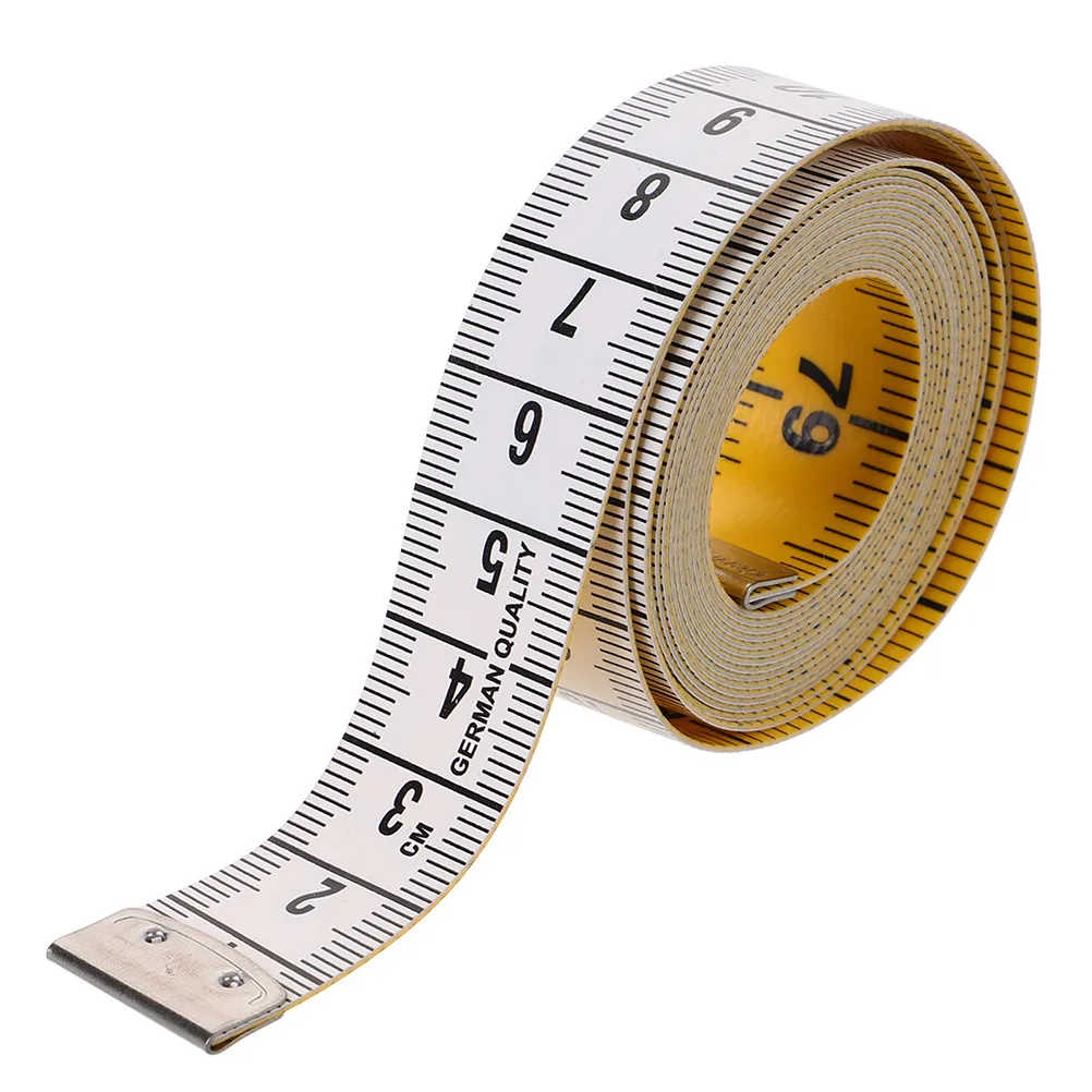 Professional Soft Measuring Tape Dual Scale Inches Centimeters for Body Measurements Tailoring Sewing Crafting Portable Pocket
