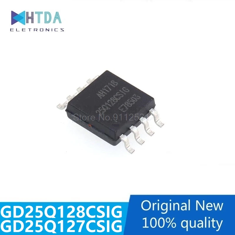2 قطعة/الوحدة GD25Q128CSIG GD25Q127CSIG 128Mbit 16MB SOP8