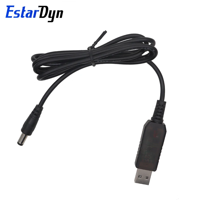 Estardyn USB Power Boost Line DC 5V to DC 9V / 12V Step UP Module USB Converter Adapter Cable 2.1x5.5mm Plug