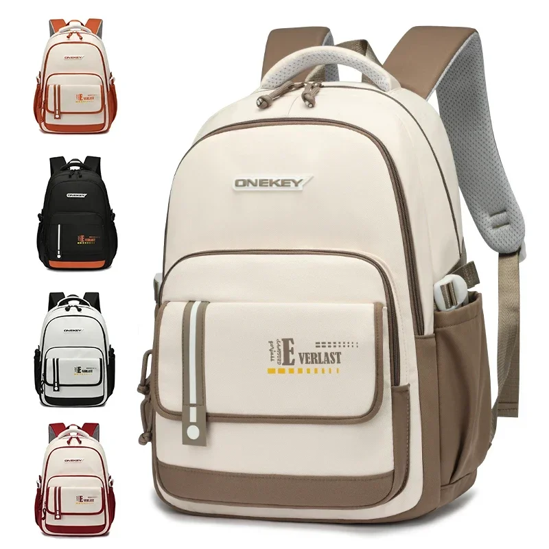 Schoolbag Female High School Capacity Junior School Students Light High Appearance Level Backpack