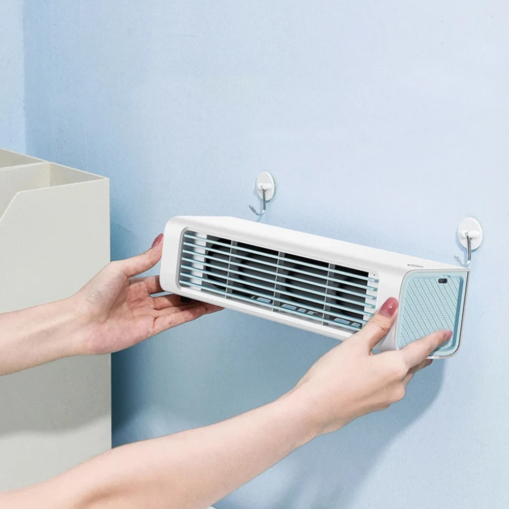 Leafless Air Conditioner Fan Remote Control Bladeless Air Cooler Fan LED Desktop Standing Fan for Bedroom Living Rooom Bathroom