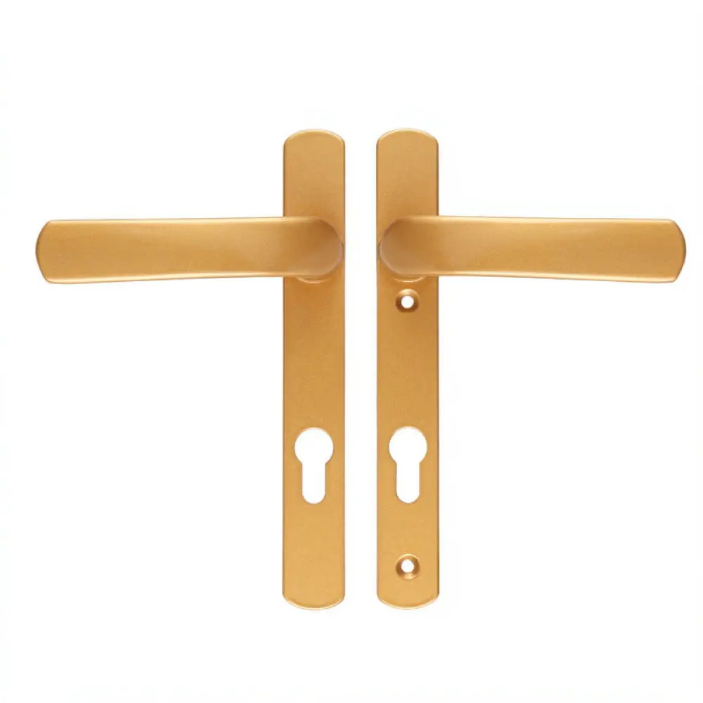 Modern Door Handle For Aluminum Plastic Steel Windows Doors 85mm Pitch Durable Metal Lever Replacement Hardware Kit