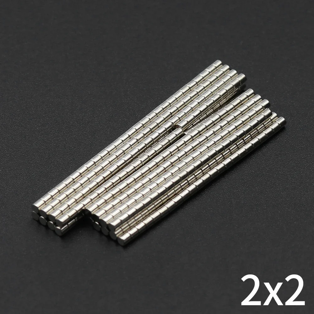 2x2mm Round Super Strong Magnet Powerful Neodymium Magnets N35 NdfeB Permanent Magnetic imanes Refrigerator Magnet