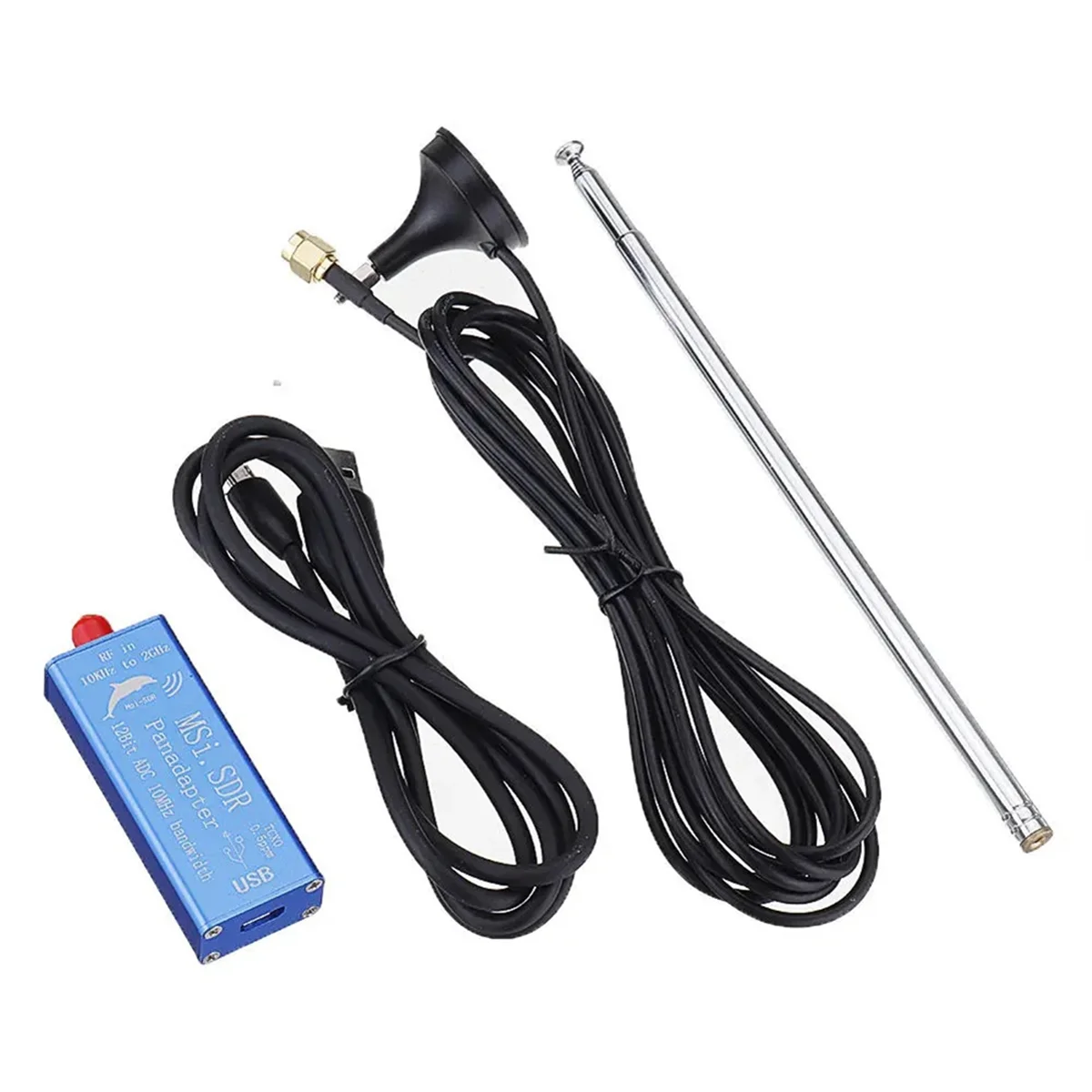 

BABQ! -SDR 10kHz to 2GHz Panadapter SDR Receiver TCXO 0.5ppm 12-Bit ADC HF UHF VHF FM