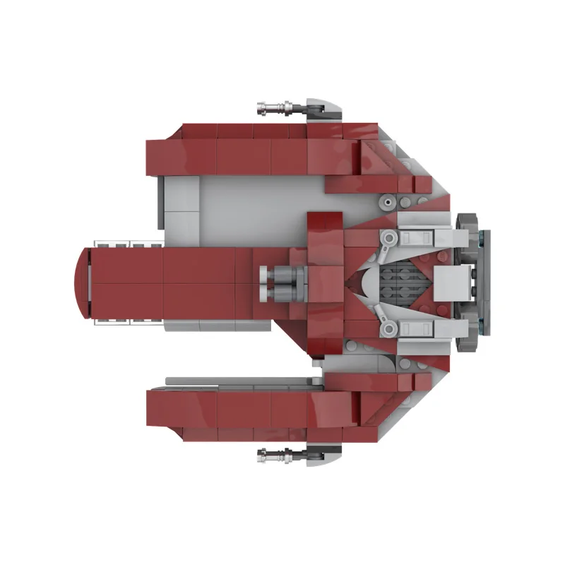 348 PCS Star Scuffle Ebon Hawk - 75362 alternativa MOC Personalizza il design modulare del blocco Semplice giocattolo fai da te Regalo di compleanno