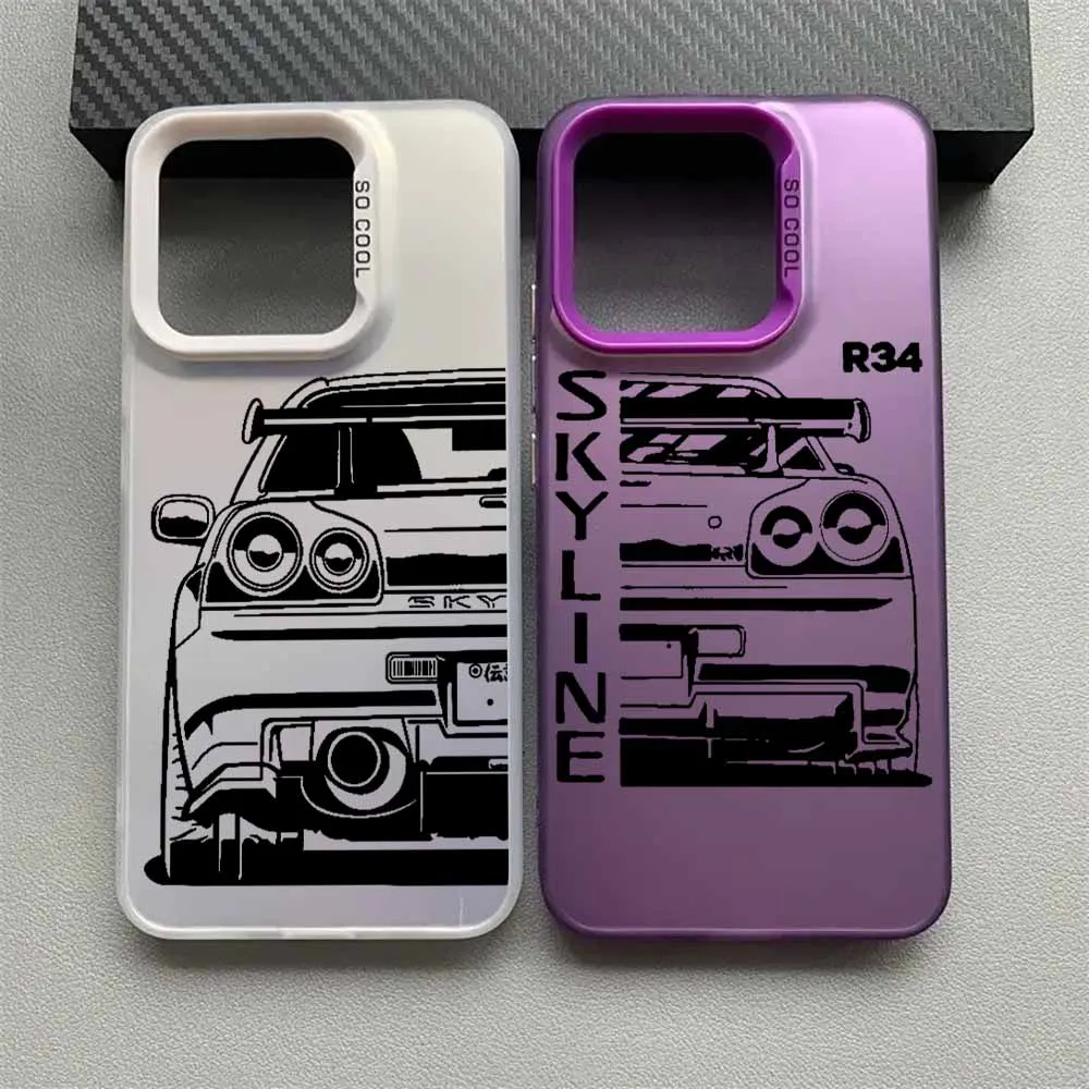 

Cool Car Design Cover For POCO C51 C50 C31 X7 X6 X5 X3 F6 F5 F4 F3 M5S M3 M2 Pro NFC GT Colorful Phone Case