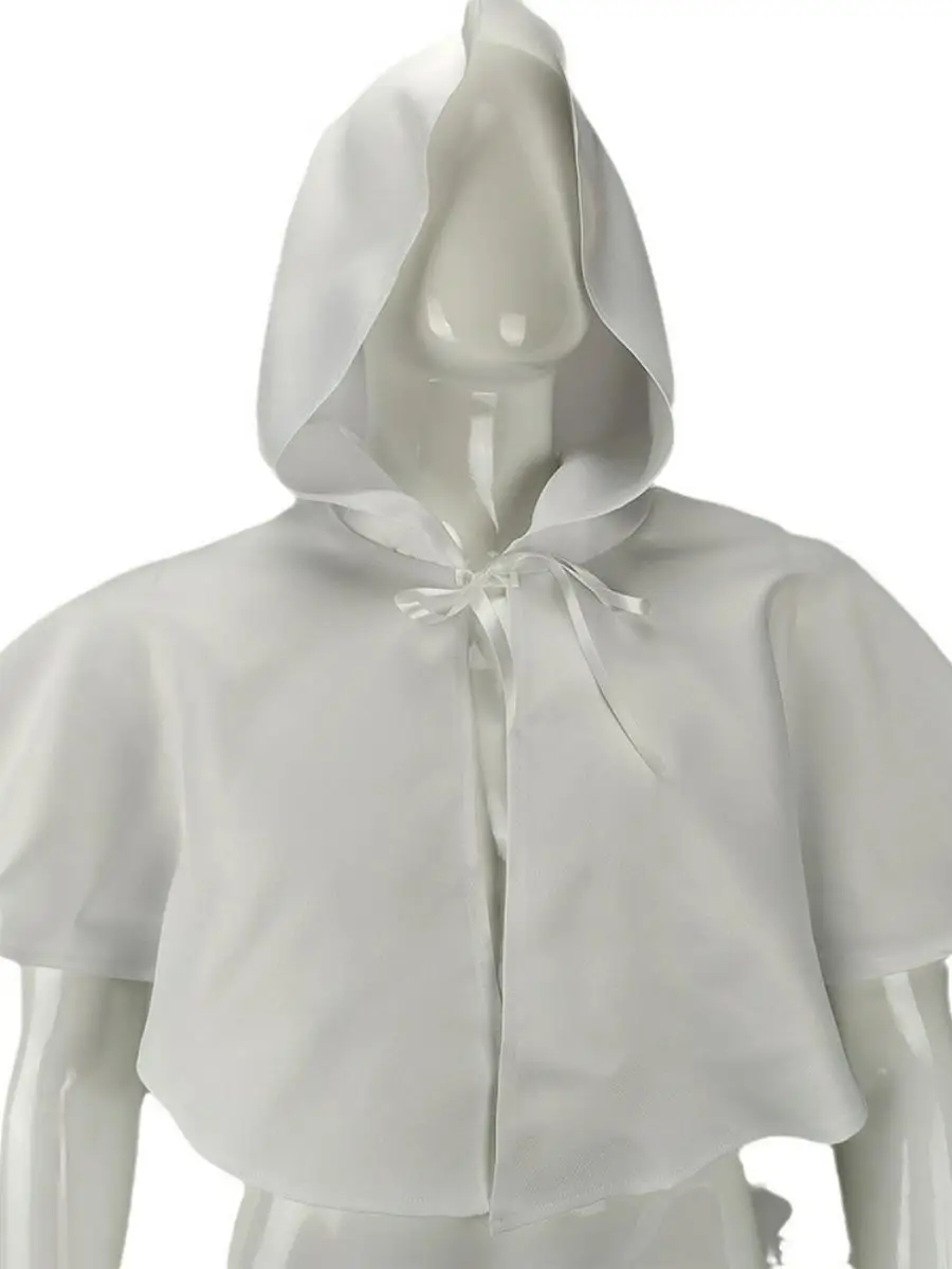 Loween cosplay traje desempenho de palco deus morto robe com capuz medieval étnico roupas femininas traje de palco poliéster