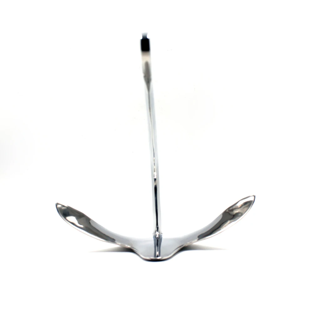 316 Stainless Steel Bruce Anchor for Marine Boat & Kayak 8kg with Polishing Accessory 5