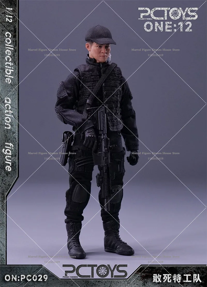 W magazynie PCTOYS PC029 1/12 Scale Classic Agent Series Military Male Soldier Jet Li 6Inch Full Set Action Figure Model Toys