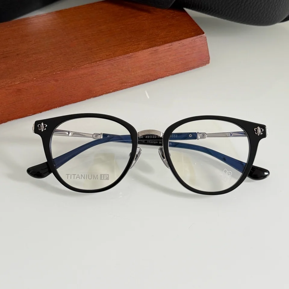 Gafas de lujo para hombre y mujer 2026: Montura de acetato de diseño de marca de alta gama con patrón de tallado retro exquisito, novedad de moda mundial.