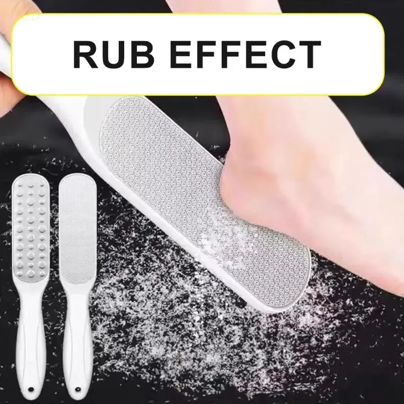 Y6GD Double -sudedent Metal Foot Rasp Rasp Callus Remover Tool Remove com eficiência a pele morta para um design ergonômico