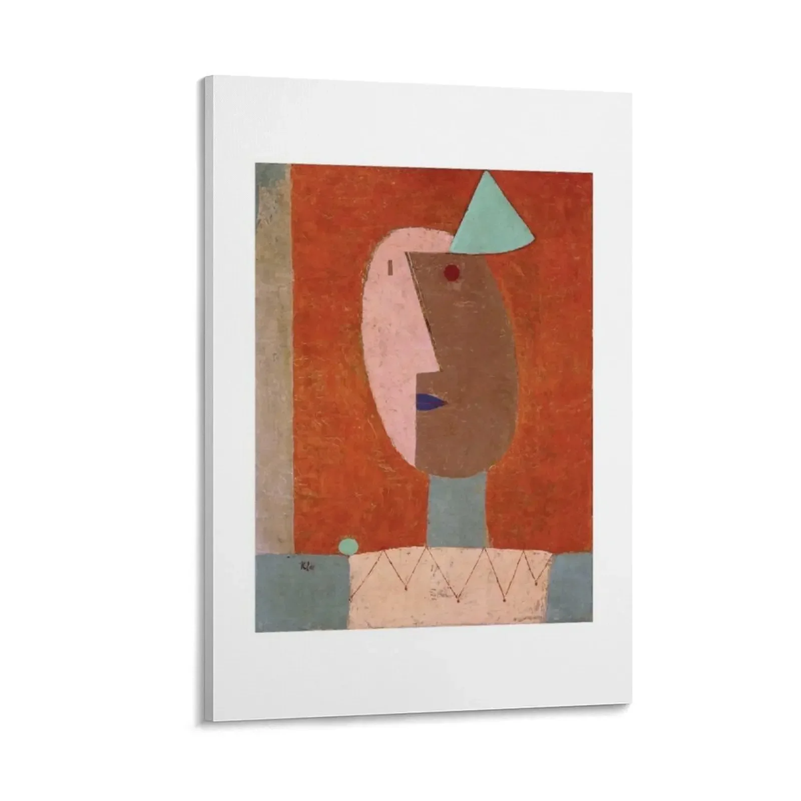 

Paul Klee - Clown Canvas Painting decorative wall poster pictures for wall decoration aesthetic decoration for the room
