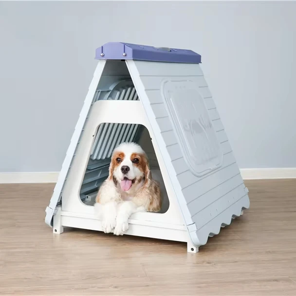 

Modern Outdoor Dog House Pet House Foldable Design Durable Metal Plastic Bamboo Iron Solid Animal Manufactured Dog House