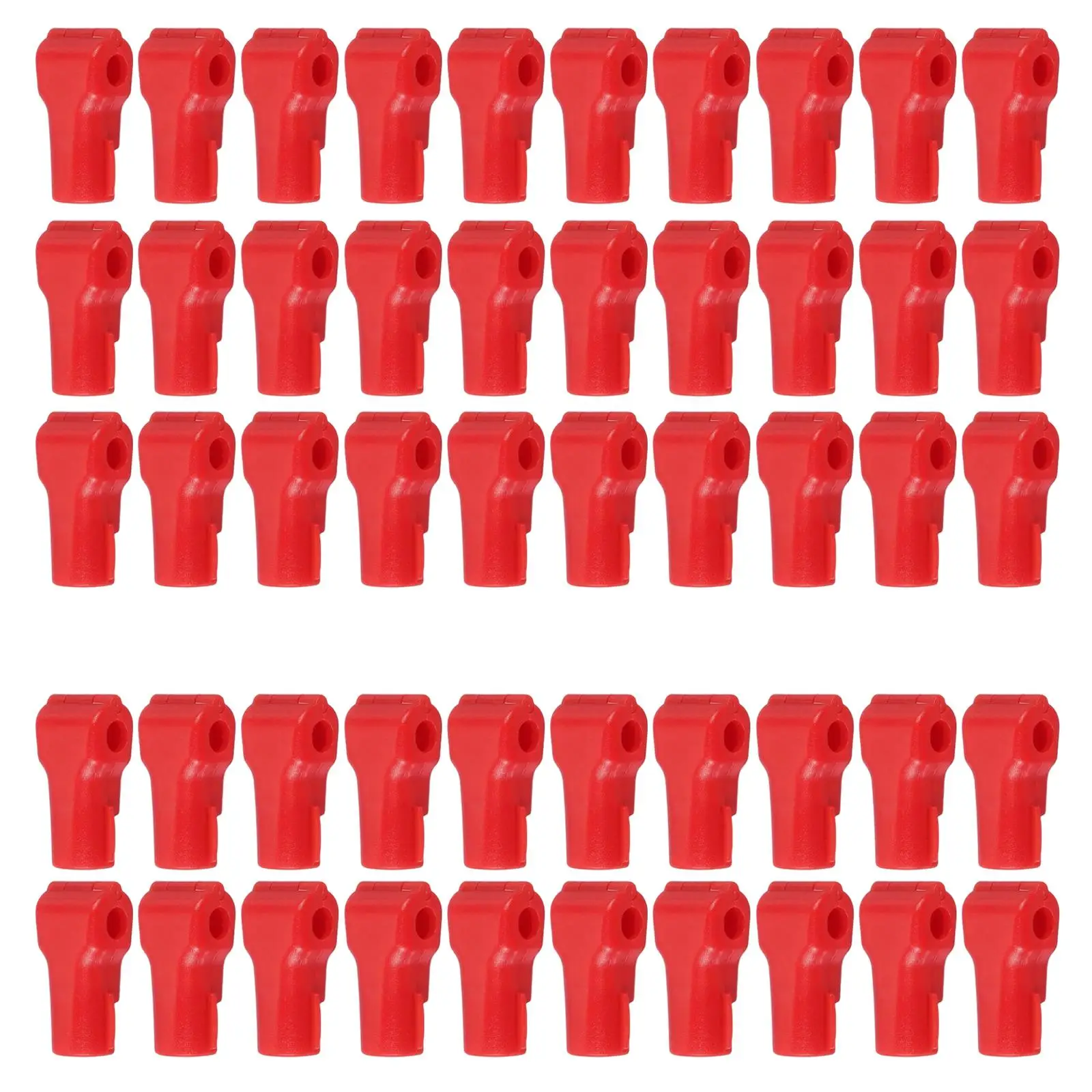 Compact Pegboard Hook Lock Red Stopper for Retail Shop Wall Display Organization Anti Theft
