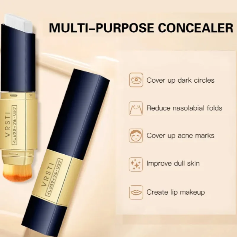 Fairy Stick Concealer Foundation Highly Long Lasting Coverage Face Blemishes Pimple Marks Dual Headed Corrective Concealer Stick