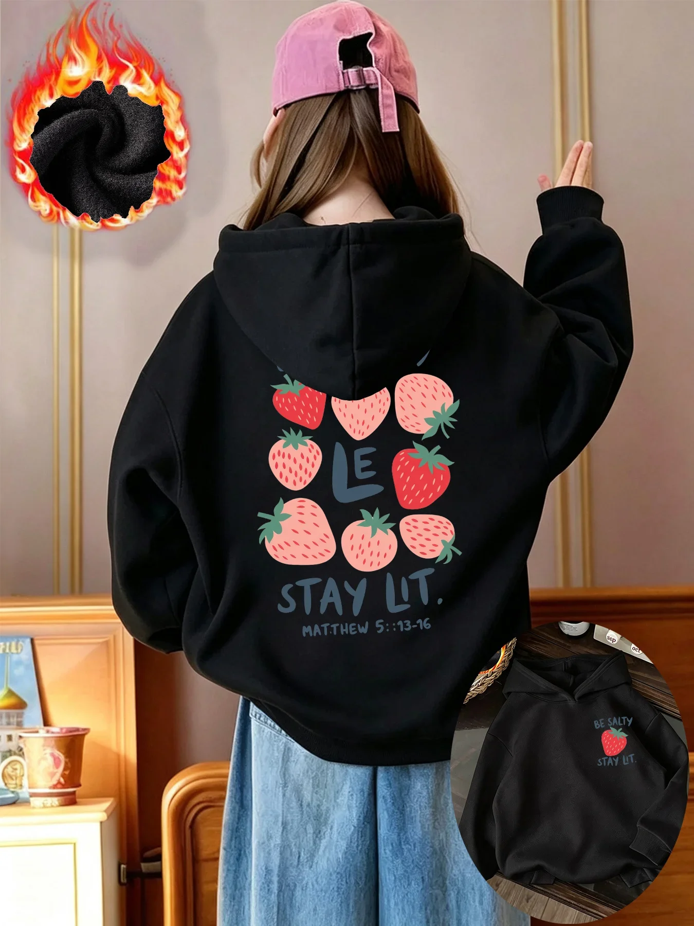 Fall/Winter Children's Casual Hooded Sweatshirt, Featuring The 