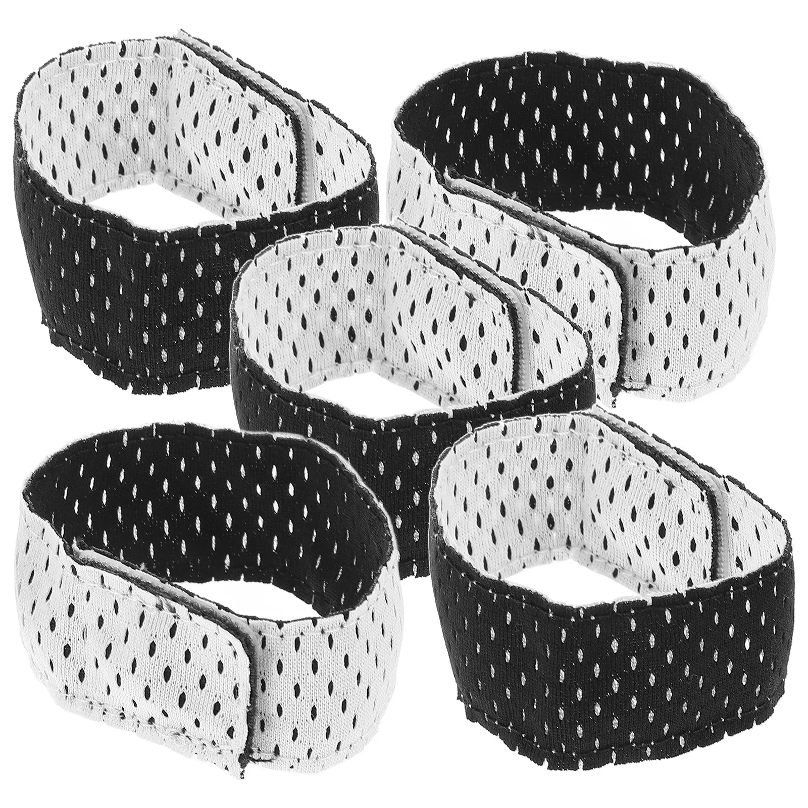 

5pcs Anti Sleeve Bands Lightweight Polyester Mesh Adjustable Straps for Shirts Sports Softball Fitness Accessories Women