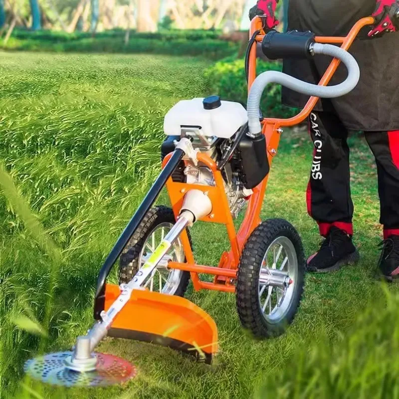 Lawn mower hand push lawn mower brush cutter multifunctional small weeding machine Garden power tools Aagricultal equipment