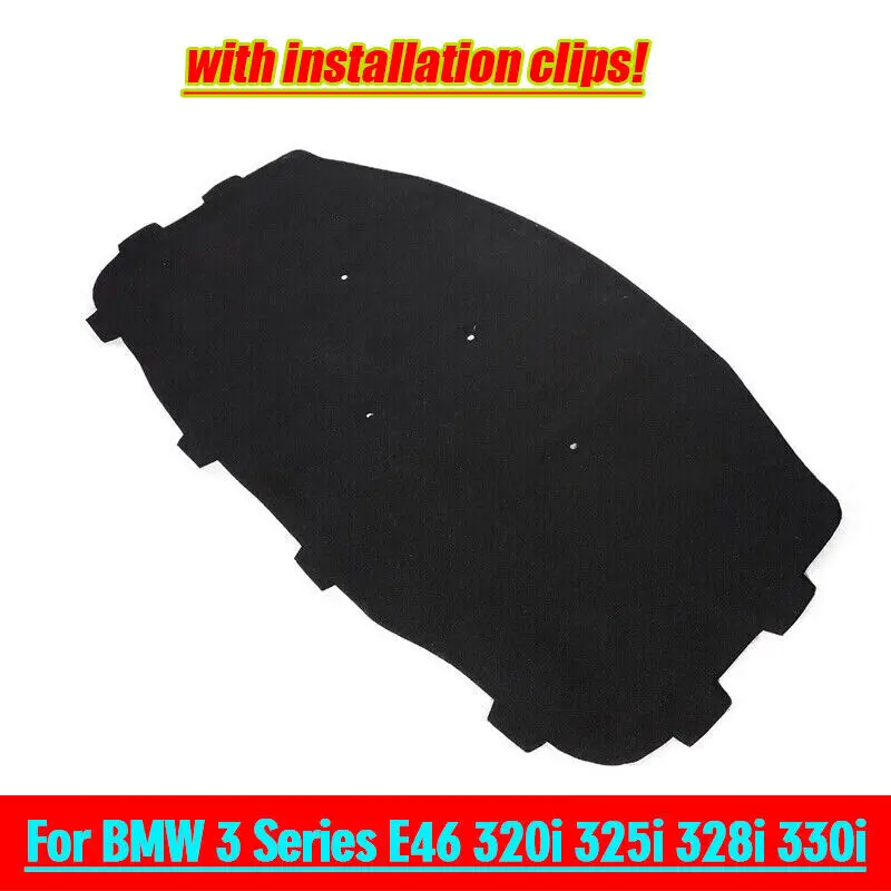 

Изоляционная накладка на переднюю капот для BMW 3 серии E46 320i 325i 328i 330i 51488193941