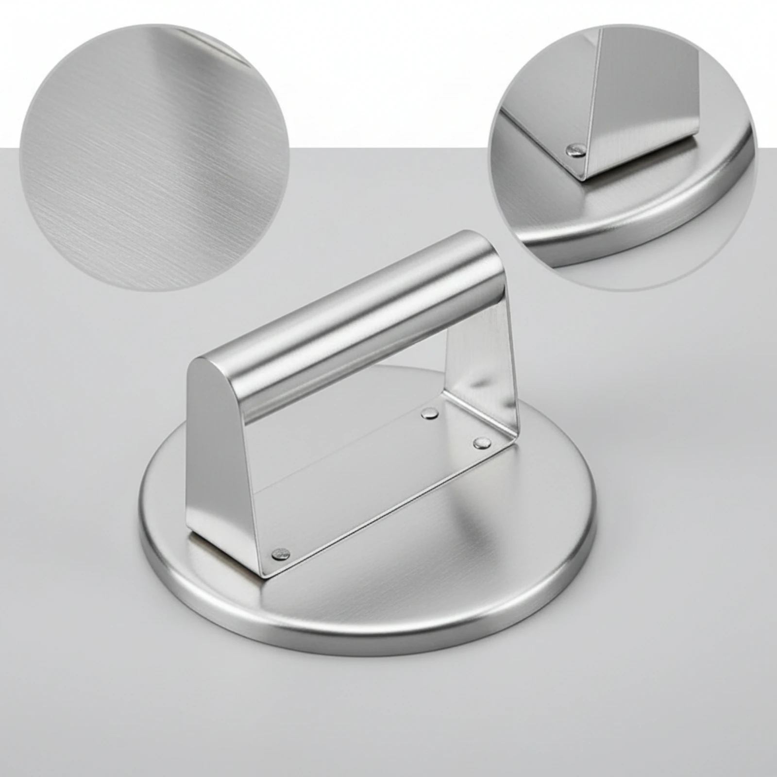 Burger Press Handheld Hamburger Press Burger Mold Textured Hamburger Mold Flat for Grill Masters, Barbecue