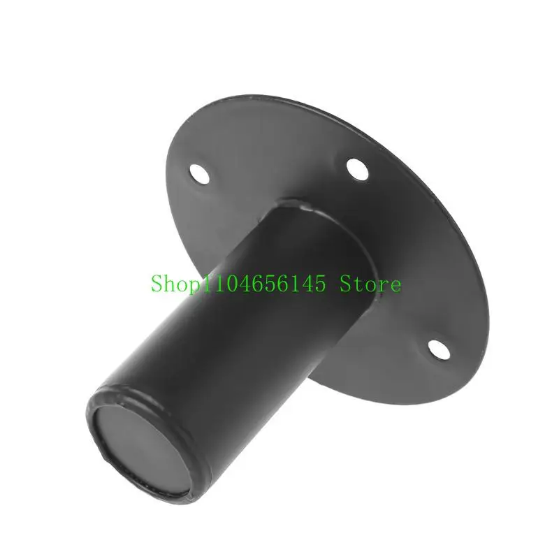 Suporte de metal para alto-falante, palco de som inferior de ferro para assento para alto-falante de palco profissional, par de reparo de áudio de diâmetro de parafuso de 0.7cm