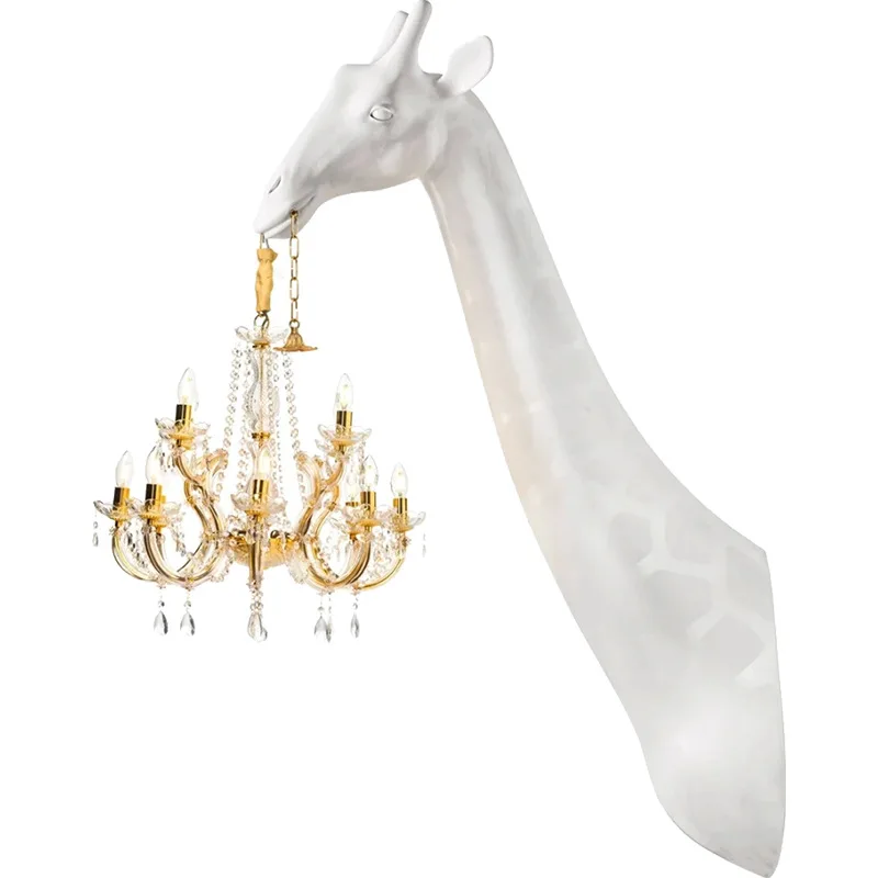 

Giraffe wall lamp Nordic art design sense high-end villa exhibition hall hotel personality creativity modern network red light
