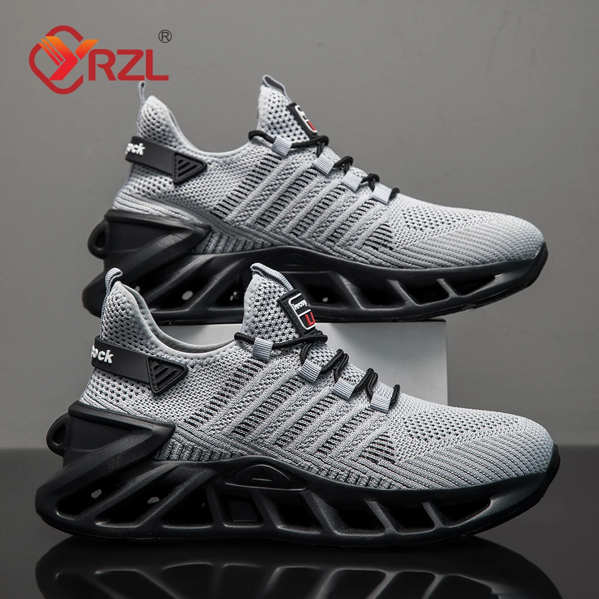 

YRZL Men Running Shoes Fashion Breathable Outdoor Male Sports Shoes Sneakers Women Comfortable Athletic Footwear