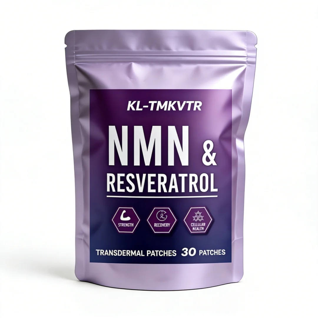 30 Parches Transdérmicos de NMN con Resveratrol para la Salud Celular, el Envejecimiento Saludable y la Energía Sostenida