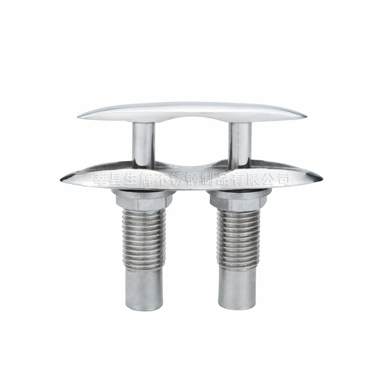 Premium Boat Latch Lock 316 Stainless Steel Pop Up Deck Cleat for Dock Line Tie Down on Inflatable Boat with Threaded Mounts