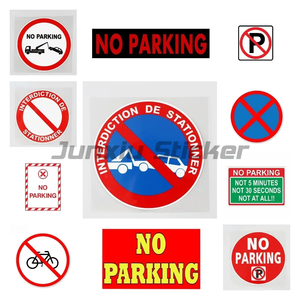 No Parking Decal Ba… - image