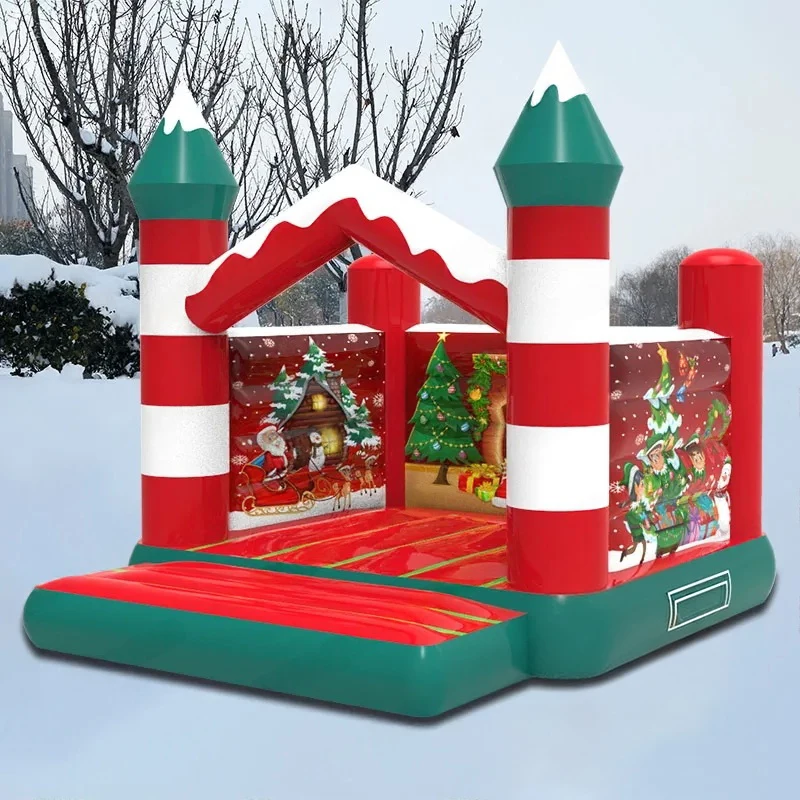 บ้านลมเป่าลมซานตาคลอส บ้านลมเป่าลมรูปกวางเรนเดียร์สำหรับเช่าจัดงานปาร์ตี้