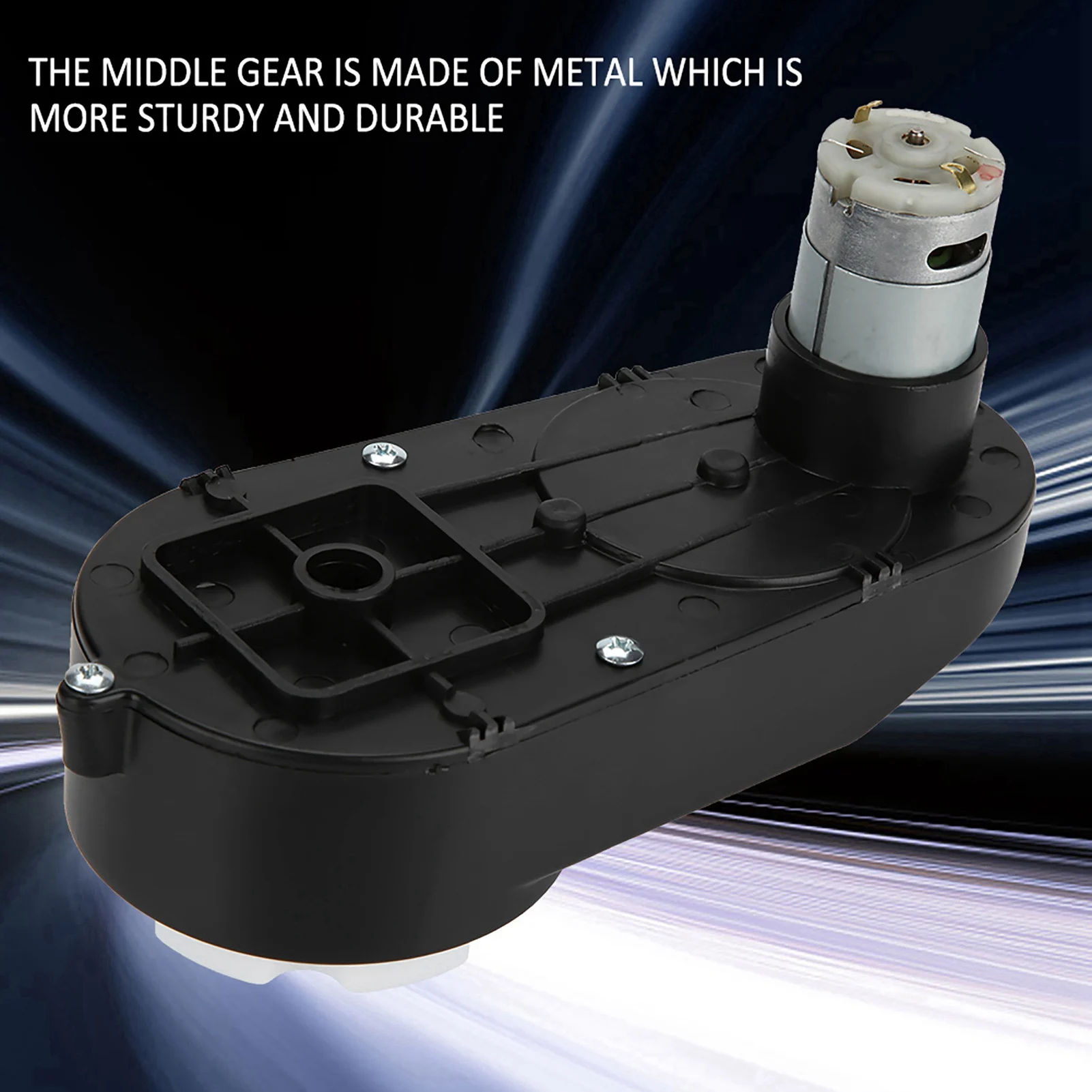 Electric Motor Gear Box RS390 Electric Motor  6V/12V 12000‑20000RPM for Kids Car  Kid Ride Gear Box Kid Car Gear Box
