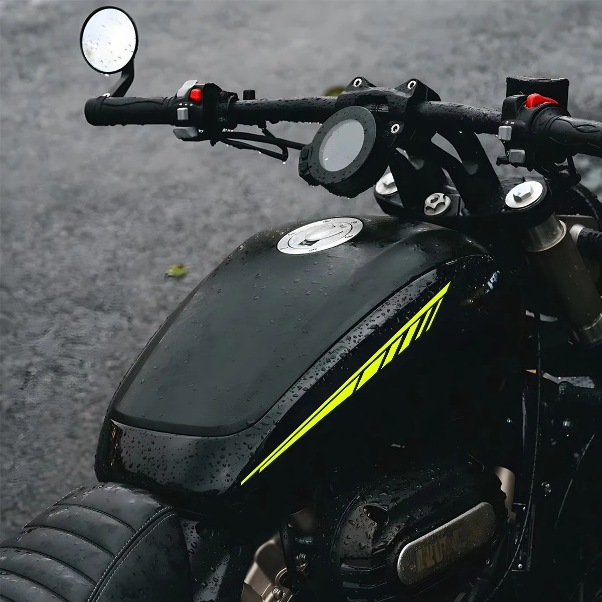 1 زوج دراجة نارية الجبهة الحاجز الجسم العالمي ملصقات موتو الجسم عاكس شارات الفينيل اكسسوارات ل R1 R3 Mt07 Mt09 Tmax