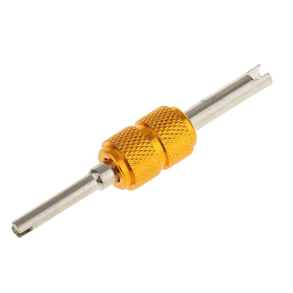 2x Universal Valve Extractor, Valve Screwdriver, Valve Screwdriver, Double Head, 2 Different Sizes