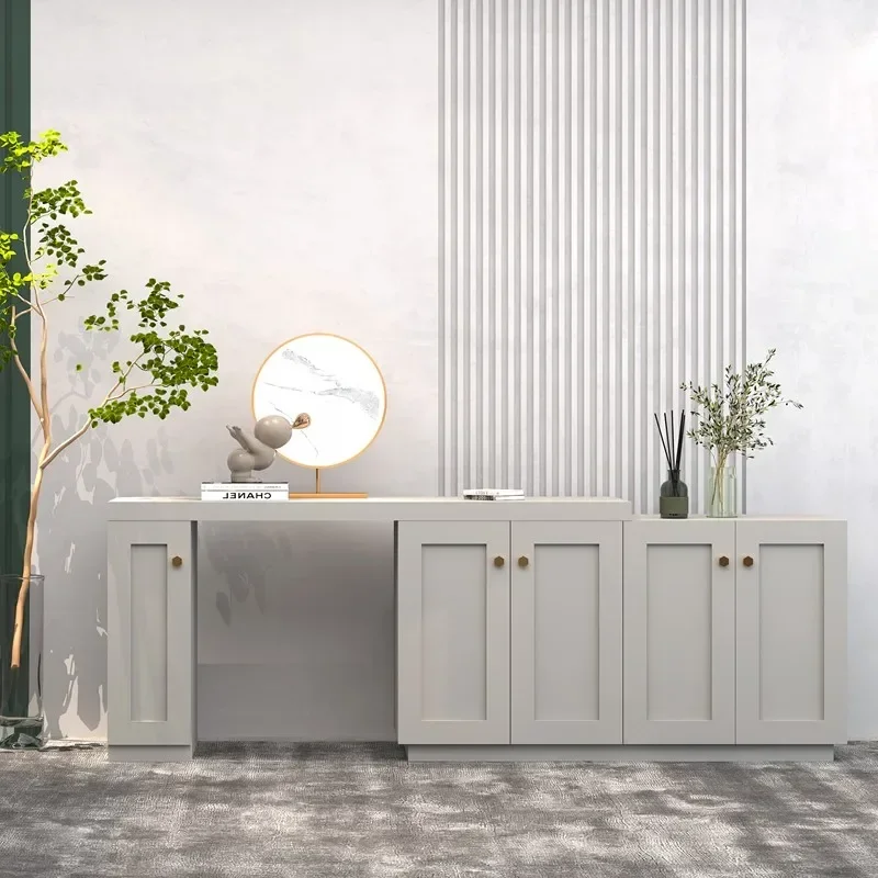 

Italian dresser storage cabinet table storage cabinet telescopic combination bedroom TV cabinet desk Lorenso Wessels
