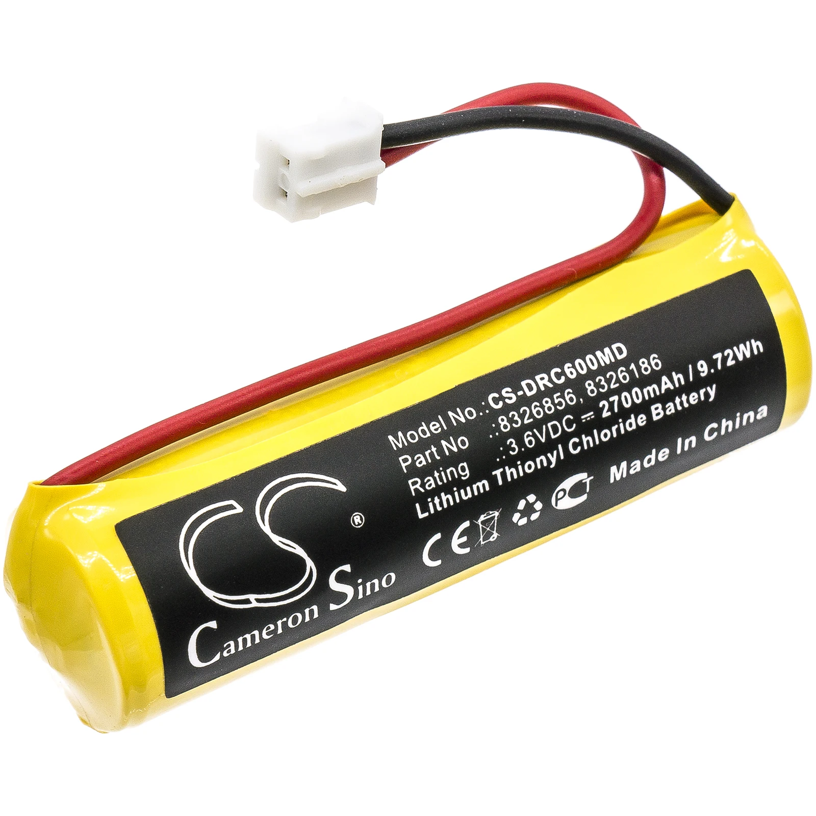 Cameron Sino 2700mAh Battery For Drager PAC 6000  PAC 6500  PAC 8000  PAC 8500 8326186  8326856