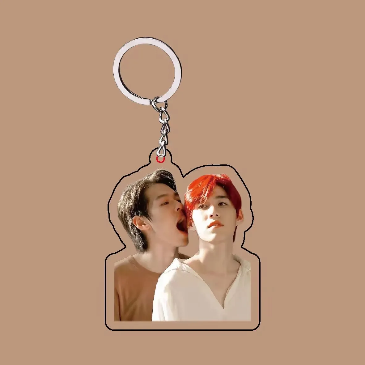 

Брелок bkpp «Интерпрет Моя любовь с вашим сердцем» акриловый прозрачный тайский драматический периферийный школьный портфель кулон подарок