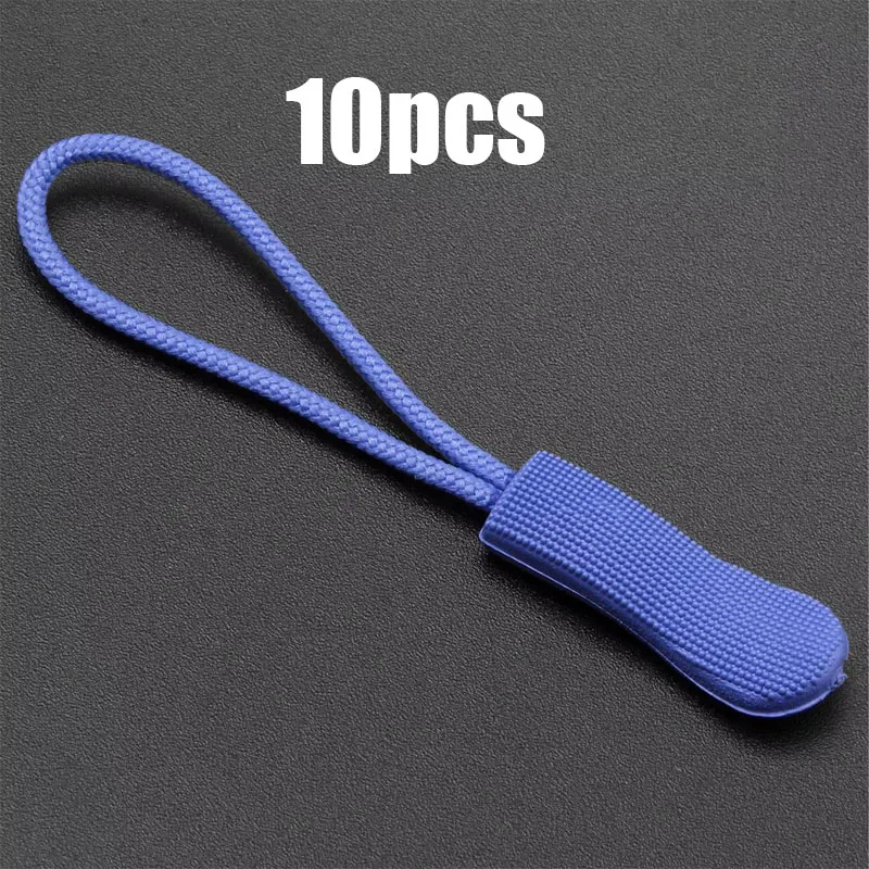 10 stücke Zipper Pull Puller Ende Fit Seil Tag Ersatz Clip Gebrochene Schnalle Fixer Zip Cord Tasche Koffer Zelt Rucksack reißverschluss Kopf