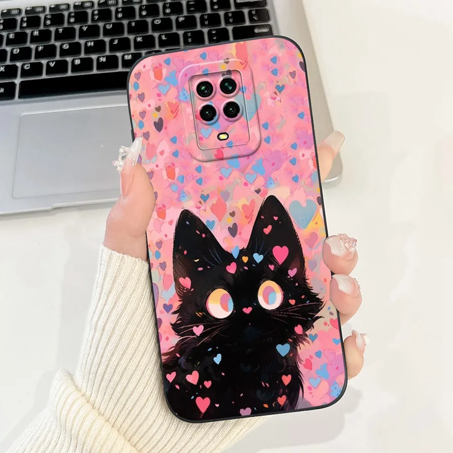 For Xiaomi Redmi Note 9s Case Note9 Pro Cartoon Soft Silicone Len Proective Coque For Redmi Note 9Pro Max Note9 Pro Phone Bags