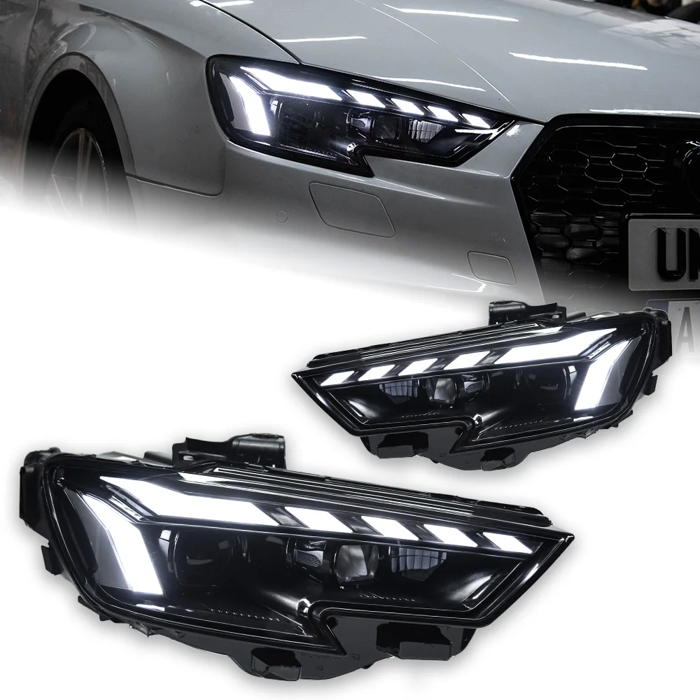 Car Styling Head Lamp For Audi A3 Headlight Projector Lens 2017 2018 2019 2020 Signal LED Headlights Drl Automotive Accessories