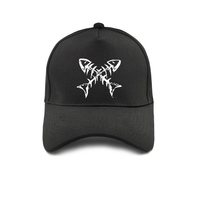 Fishing Skeleton Fish Bone Baseball Caps Women Men Adjustable Snapback Unisex Fisherman Fishbone Hats MZ-501