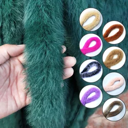 1 Meter Soft Artificial Rabbit Fur Furry Ribbon 6cm Fluffy Tapes DIY Trimming Hanfu Cloak Garment Edge Sewing Crafts Accessory