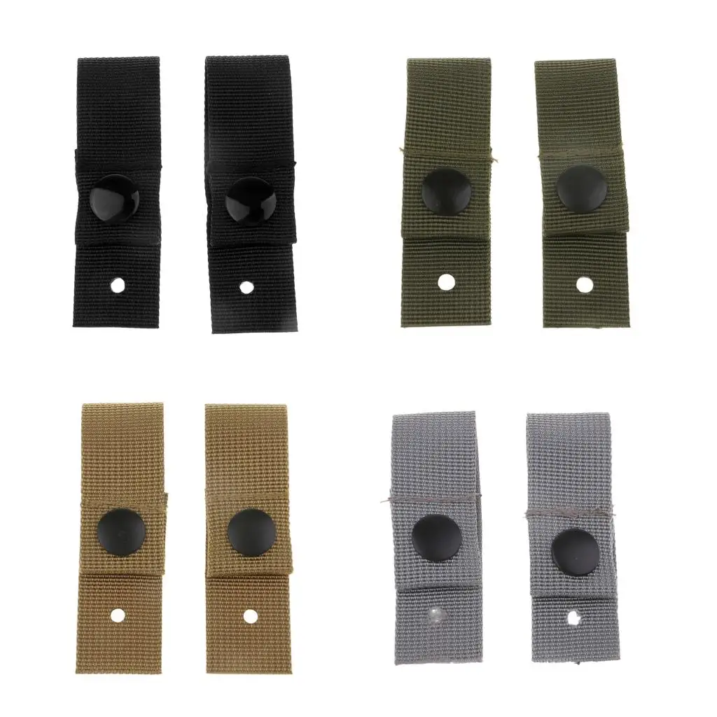 

2 Pieces MICH M88 ACH Helmet Universal Safety Goggles Fastening Strap