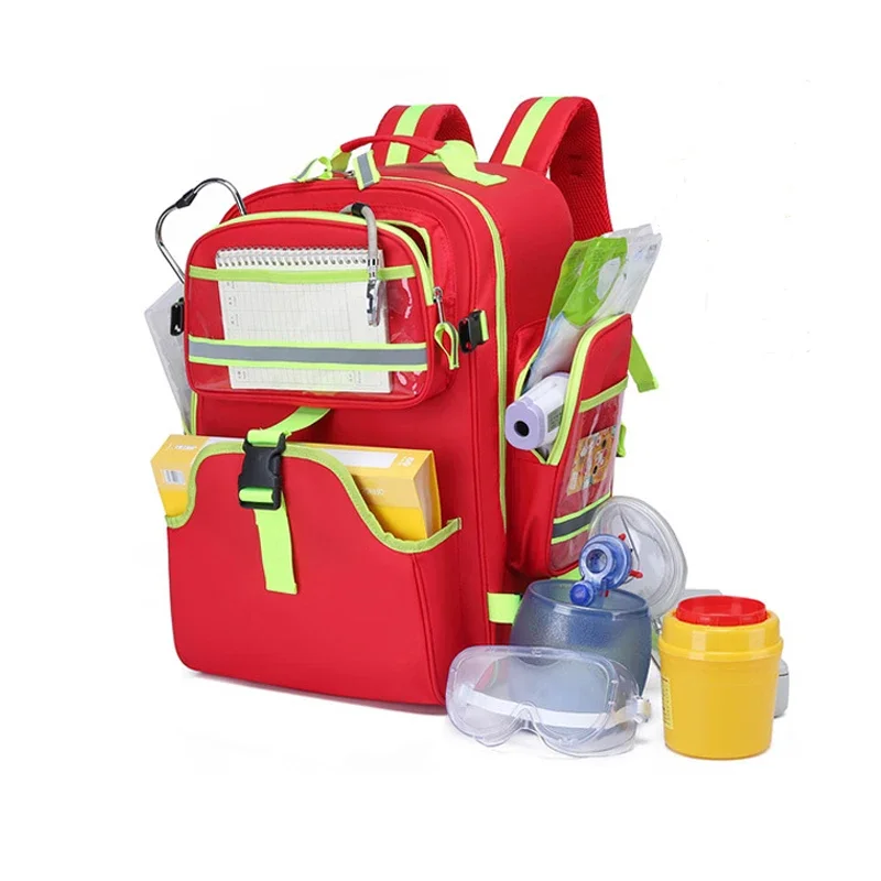 First Aid Kit Emergency Rescue Backpack Civil Air Defense Earthquake Relief Bag Large Capacity Classified Storage Survival Kits