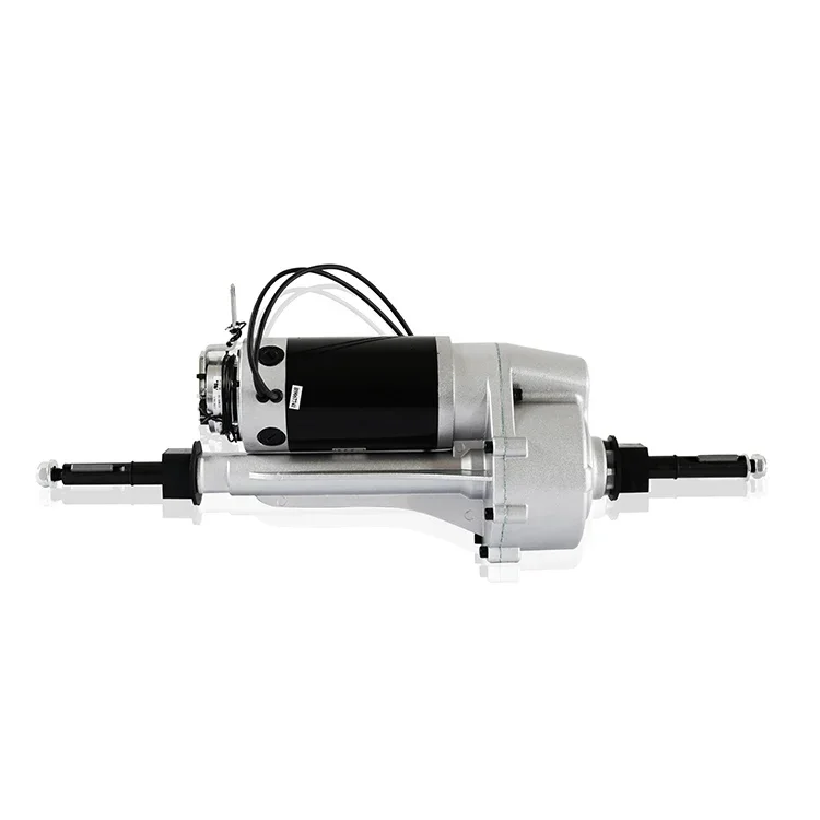 24v  customized 800w go kart rear axle kit rear differential axle with driver system for floor cleaning machine