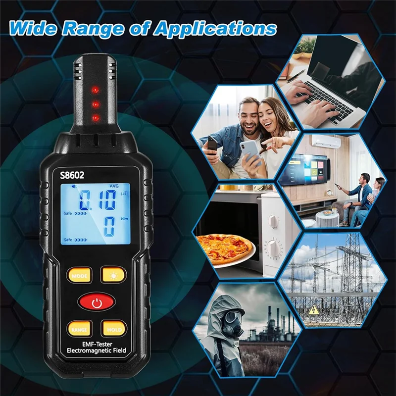 مجموعة معدات الشبح A32Z، مقياس Emf مع كرات كرتونية مضيئة للحركة، معدات شبح مقياس Emf